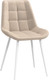 Миниатюра изображения товара Стул Олмеко Кварта К (велюр конфетти крем/белый)