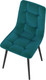 Миниатюра изображения товара Стул Олмеко Белла К (велюр конфетти изумруд/черный)
