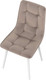 Миниатюра изображения товара Стул Олмеко Белла К (велюр конфетти мокко/белый)