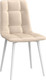 Миниатюра изображения товара Стул Олмеко Белла К (велюр конфетти крем/белый)