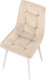 Миниатюра изображения товара Стул Олмеко Белла К (велюр конфетти крем/белый)