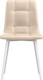 Миниатюра изображения товара Стул Олмеко Белла К (велюр конфетти крем/белый)