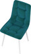 Миниатюра изображения товара Стул Олмеко Белла К (велюр конфетти изумруд/белый)