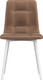 Миниатюра изображения товара Стул Олмеко Белла К (велюр конфетти корица/белый)
