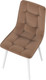Миниатюра изображения товара Стул Олмеко Белла К (велюр конфетти корица/белый)