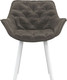 Миниатюра изображения товара Стул Олмеко Квинта (велюр конфетти стоун/белый)