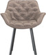 Миниатюра изображения товара Стул Олмеко Квинта (велюр конфетти мокко/черный)