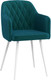 Миниатюра изображения товара Стул Олмеко Киото Т (велюр конфетти изумруд/белый)