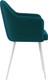 Миниатюра изображения товара Стул Олмеко Киото Т (велюр конфетти изумруд/белый)