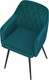 Миниатюра изображения товара Стул Олмеко Киото Т (велюр конфетти изумруд/черный)
