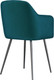 Миниатюра изображения товара Стул Олмеко Киото Т (велюр конфетти изумруд/черный)