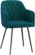 Миниатюра изображения товара Стул Олмеко Киото Т (велюр конфетти изумруд/черный)