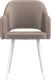 Миниатюра изображения товара Стул Олмеко Берта Т (велюр конфетти мокко/белый)