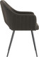 Миниатюра изображения товара Стул Олмеко Берта Т (велюр конфетти стоун/черный)