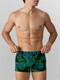 Миниатюра изображения товара Комплект мужских трусов Mark Formelle 411228-2 (р.82-92, разводы на черном/зеленый)
