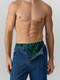 Миниатюра изображения товара Комплект мужских трусов Mark Formelle 411228-2 (р.102-112, разводы на черном/зеленый)