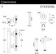 Миниатюра изображения товара Гигиенический душ со смесителем Whitecross SYSYBI3BL (черный матовый)
