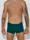 Миниатюра изображения товара Комплект мужских трусов Mark Formelle 411122-3 (р.106-116, зеленый/атлантическая глубина/мешки денег на черном)