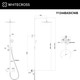 Миниатюра изображения товара Душевая система со смесителем Whitecross Y1244BASICNIB (брашированный никель)