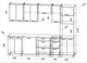 Миниатюра изображения товара Кухонный гарнитур Interline Мила Лайт 2.8-ПМ1 (белый платинум/белый платинум/травертин серый)