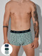 Миниатюра изображения товара Комплект мужских трусов Mark Formelle 411124-3 (р.82-92, топоры на зеленом льду/темно-зеленый/узор на черном)