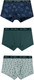 Миниатюра изображения товара Комплект мужских трусов Mark Formelle 411124-3 (р.94-104, топоры на зеленом льду/темно-зеленый/узор на черном)