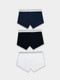 Миниатюра изображения товара Комплект мужских трусов Mark Formelle 411124-3 (р.90-100, белый/море/черный)