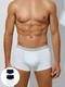 Миниатюра изображения товара Комплект мужских трусов Mark Formelle 411124-3 (р.94-104, белый/море/черный)