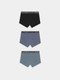 Миниатюра изображения товара Комплект мужских трусов Mark Formelle 411124-3 (р.110-120, бриз/темное небо/темно-синий)