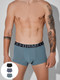 Миниатюра изображения товара Комплект мужских трусов Mark Formelle 411124-3 (р.110-120, бриз/темное небо/темно-синий)