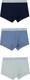 Миниатюра изображения товара Комплект мужских трусов Mark Formelle 411124-3 (р.90-100, жемчужно-голубой/джинс/темно-синий)