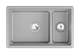 Миниатюра изображения товара Мойка кухонная GRANULA KS-7304iU (алюминиум)