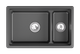 Миниатюра изображения товара Мойка кухонная GRANULA KS-7304iU (шварц)