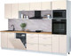 Миниатюра изображения товара Кухонный гарнитур Интерлиния Мила Лайт 3.2-ПМ1 (персидский жемчуг/персидский жемчуг/дуб бунратти)