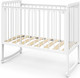 Миниатюра изображения товара Детская кроватка Атон Baby Master Ariel 01 колесо-качалка дерево (белая аляска)