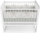 Миниатюра изображения товара Детская кроватка Атон Baby Master Ariel 01 колесо-качалка дерево (белая аляска)