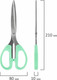 Миниатюра изображения товара Набор ножниц канцелярских Brauberg Classic Pro / 272979 (3шт, мятный)