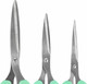 Миниатюра изображения товара Набор ножниц канцелярских Brauberg Classic Pro / 272979 (3шт, мятный)