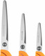 Миниатюра изображения товара Набор ножниц канцелярских Brauberg Professional / 272981 (3шт, серый/оранжевый)