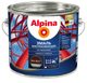 Миниатюра изображения товара Грунт-эмаль Alpina По ржавчине RAL8017 (2кг, шелковисто-матовый шоколадный)