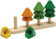 Миниатюра изображения товара Сортер Plan Toys Пирамидка. Дерево / 5403