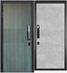 Миниатюра изображения товара Входная дверь ГРАНИТ Бриони Смарт 77-1 бетон светлый (86x205, левая)