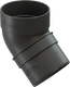 Миниатюра изображения товара Колено трубы водосточной Docke 120мм (серый)