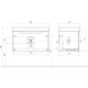 Миниатюра изображения товара Тумба с умывальником Aqwella Vancouver VAN01081+4610119205225