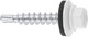 Миниатюра изображения товара Саморез Admiral Кровельный 4.8x35 (50шт, RAL 9003 белый)