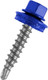 Миниатюра изображения товара Саморез Admiral Кровельный 5.5x19 (100шт, RAL 5005 ярко-синий)