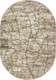 Миниатюра изображения товара Ковер Radjab Carpet Бьянка Овал D059A / 8798 (2x2.9, Cream Shirink/Vizon FDY)