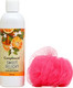Миниатюра изображения товара Подарочный набор Compliment Sweet Delight №1360 + мочалка (250мл)