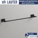 Миниатюра изображения товара Набор аксессуаров для ванной Lauter 21TS1018 + 21TS1016 (Matt Black, 2 предмета)