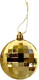 Миниатюра изображения товара Набор шаров новогодних Золотая сказка 592484 (4шт, золотистый)